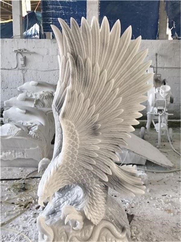 Stone Eagle Garden Statues