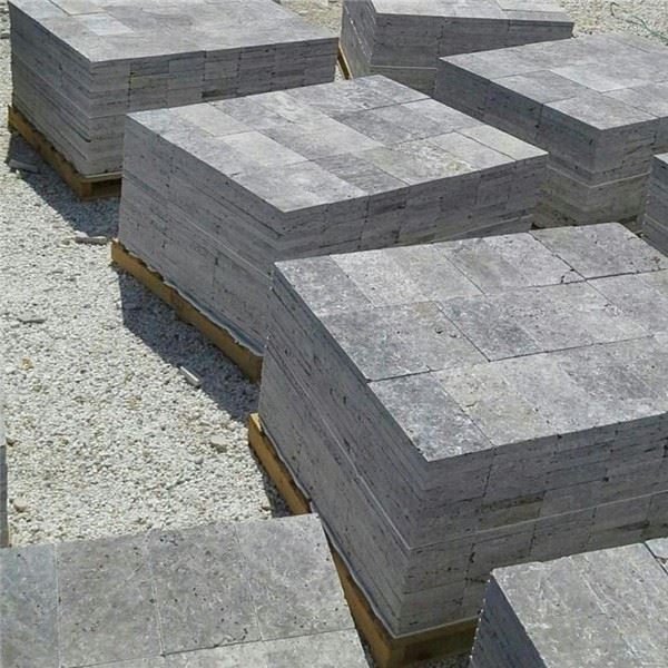 silver travertine