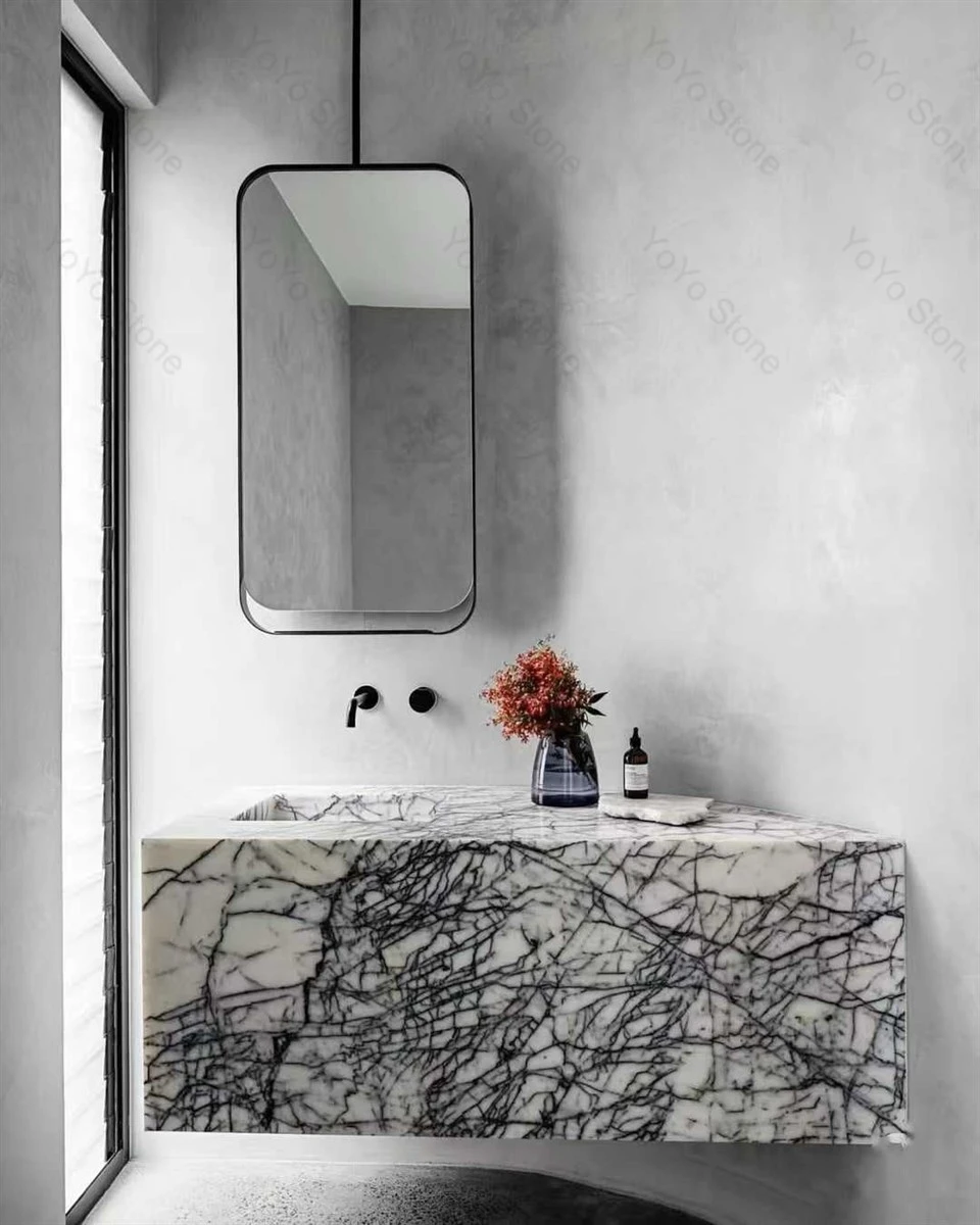 Barr Vanity Marmar Bán